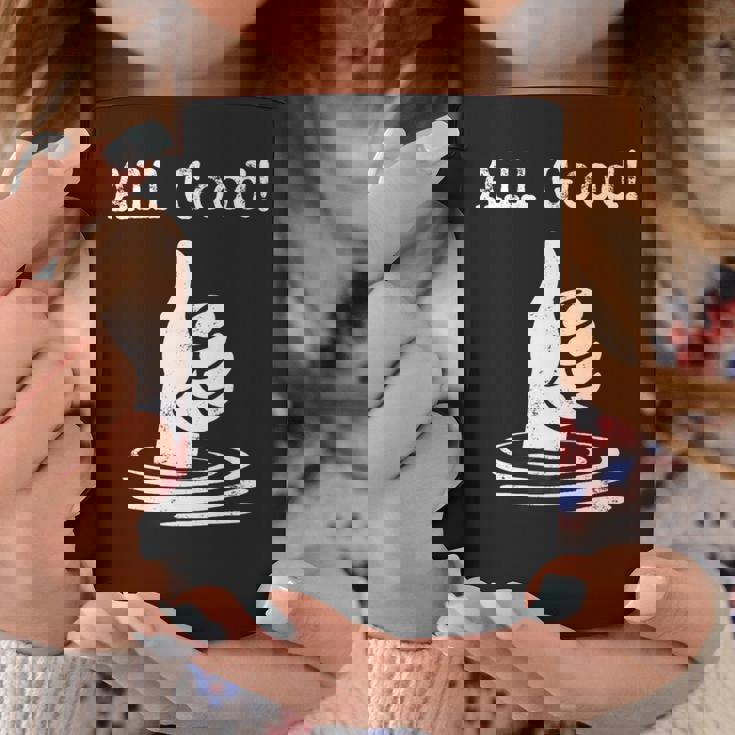 All Good I'm Fine Like Hand Thumbs Up On Water Surface Coffee Mug Unique Gifts
