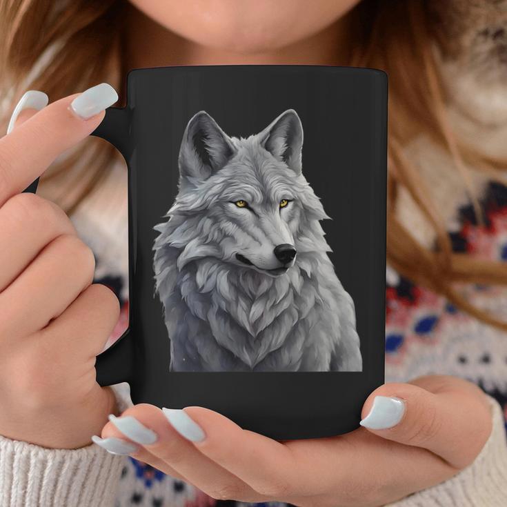 Grauer Wolf Tassen Lustige Geschenke