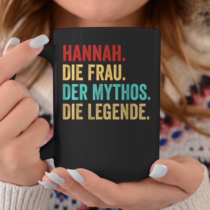 Hannah Die Frau Der Mythos Die Legend Saying Women's Tassen Lustige Geschenke