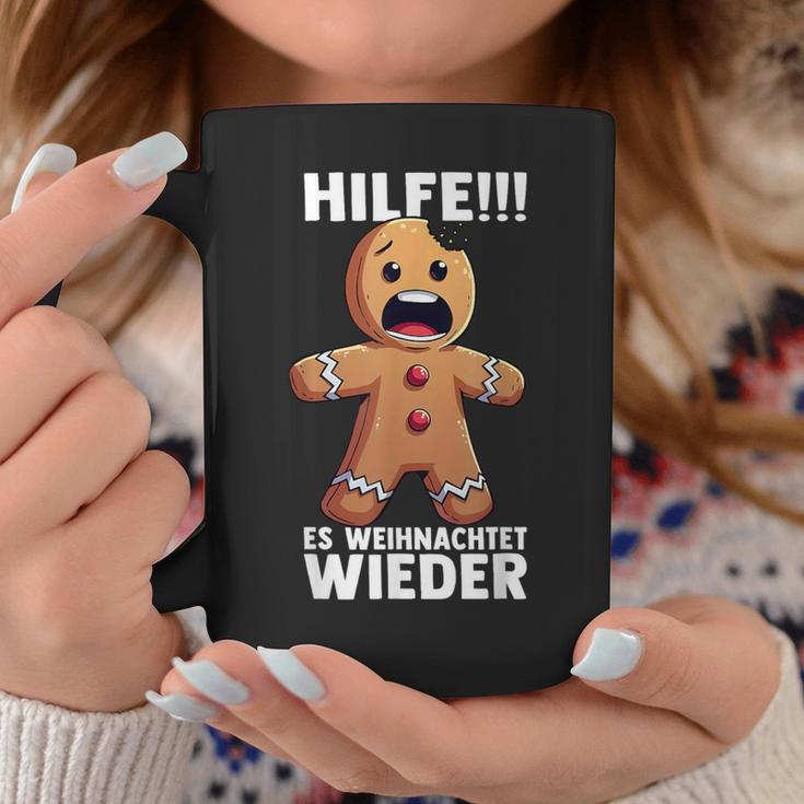 Hilfe Es Weihnachtet Wieder X Xmas Christmas Gingerbread Tassen Lustige Geschenke