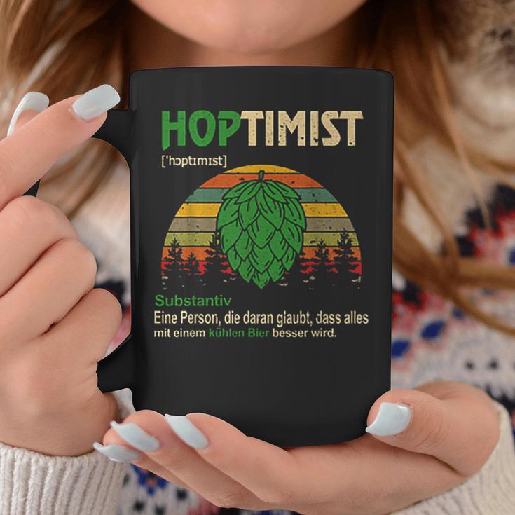 Hoptimist Beer Lover Craft Beer Tassen Lustige Geschenke