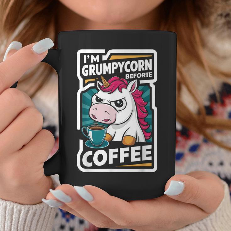 Ich Bin Grumpycornor Dem Kaffee Coffee Humor Unicorn Tassen Lustige Geschenke