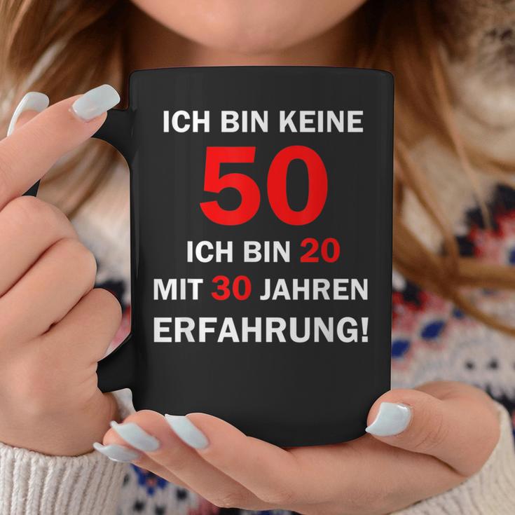 Ich Bin Keine 50 Jahre Ich Bin 20 Mit 30 Jahre Erleben I'm Not 50 Years I'm 2 Tassen Lustige Geschenke