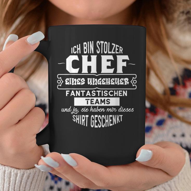 Ich Bin Stolzer Chef Einer Unheuer Fantastischen Teams Tassen Lustige Geschenke