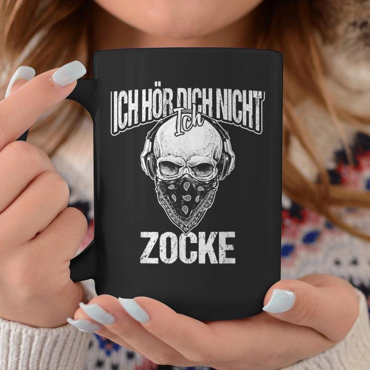 With 'Ich Hör Dich Nicht Ich Zocke Skull Tassen Lustige Geschenke