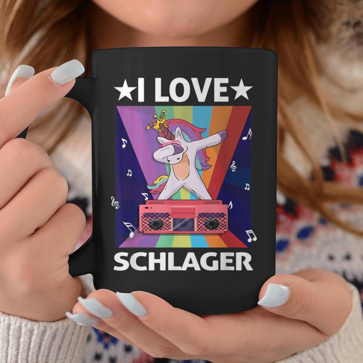 Ich Liebe Schlager Party Costume Folk Music I Love Schlager S Tassen Lustige Geschenke