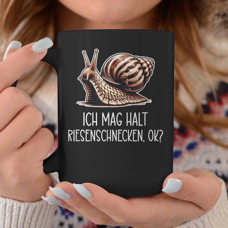 Ich Mag Halt Riesenschnecken Ok Snail Tassen Lustige Geschenke