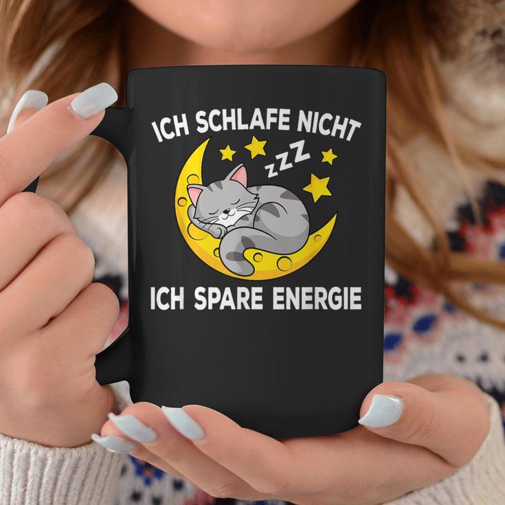 Ich Schlafe Nicht Ich Spare Energie Cat Nightdress Tassen Lustige Geschenke