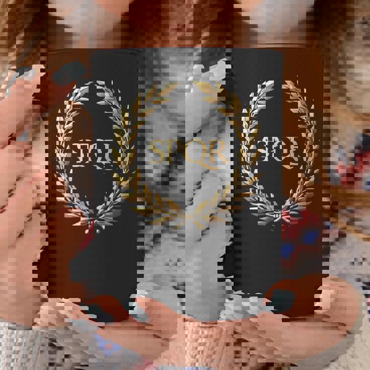 Imperio Romano Spqr Taza de café Regalos divertidos