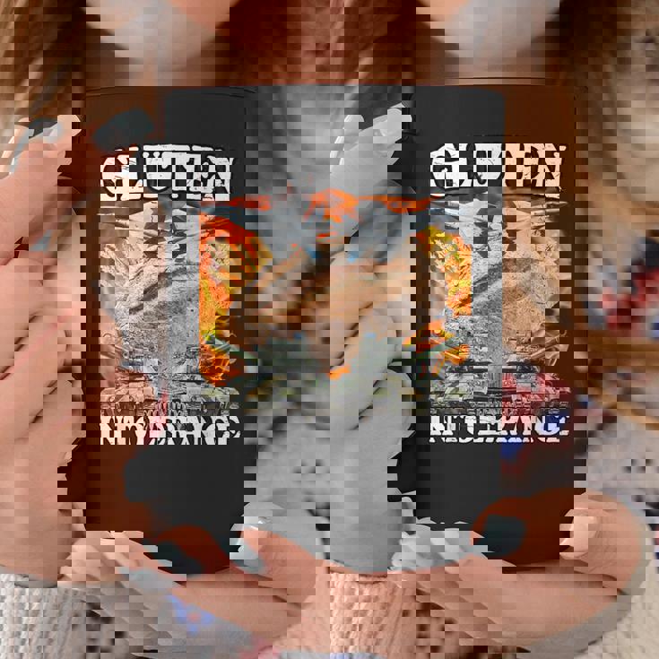 Intolleranza Al Glutine Divertente Meme Unhinged Tazze Regalos divertidos