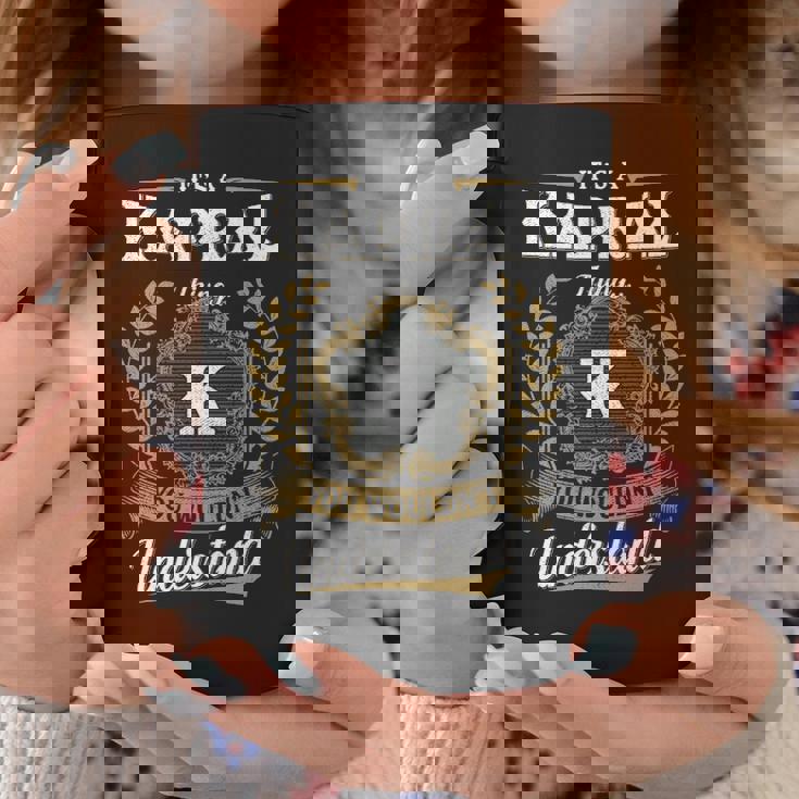 It's A Kapral Thing You Wouldn't Understand Personalized Last Name Kapral Family Crest Coat Of Arm Coffee Mug Personalized Gifts