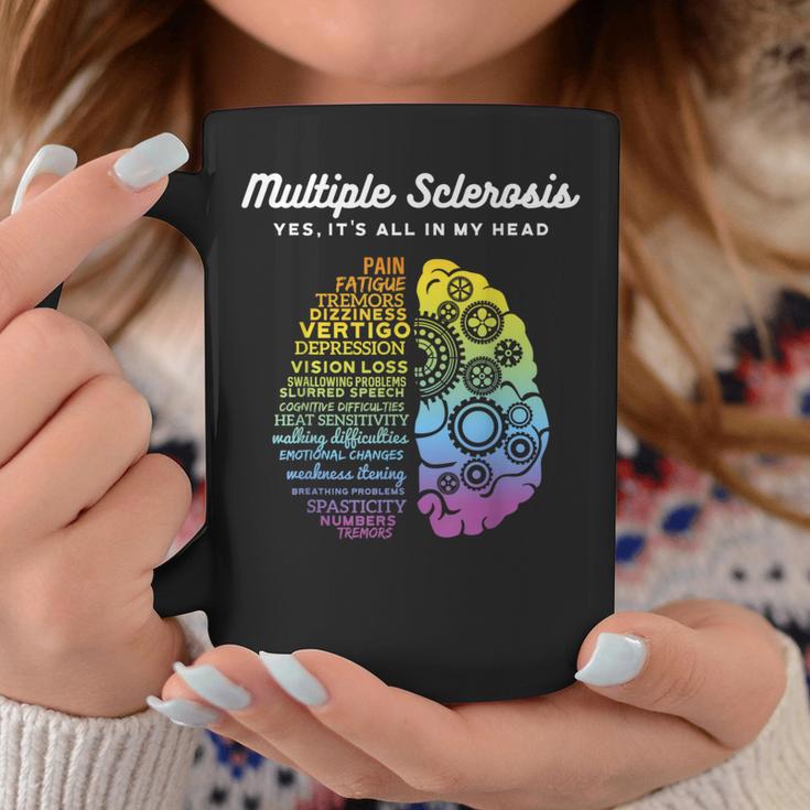 Ja Es Es Ist Alles In Mein Kopf Multiple Sclerosis Ms Tassen Lustige Geschenke