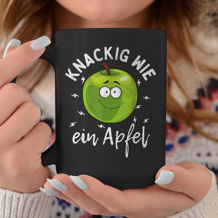 Knackig Wie Ein Apple Nutritionitamin Fruit Apple Saying Tassen Lustige Geschenke