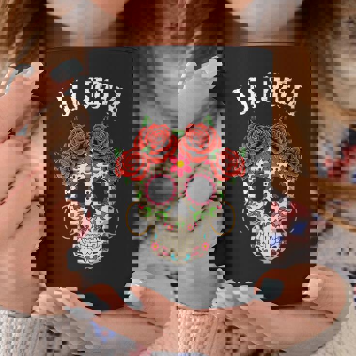 La Jefa Sugar Skullêtements Mexicain Dia De Los Muertos Dead Tasse Cadeaux drôles
