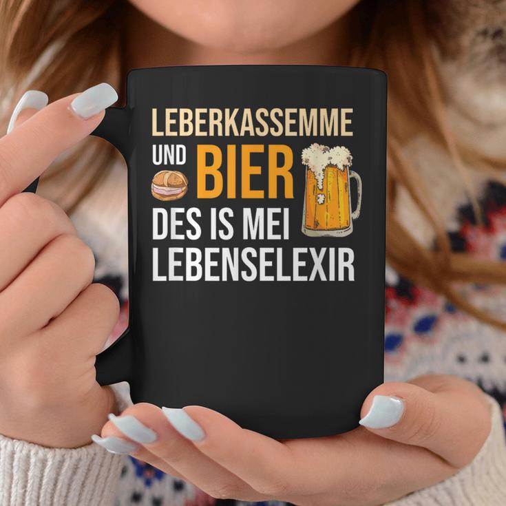 Leberkassmel & Bier Des Is Mei Lebenselexier Leberkas Tassen Lustige Geschenke