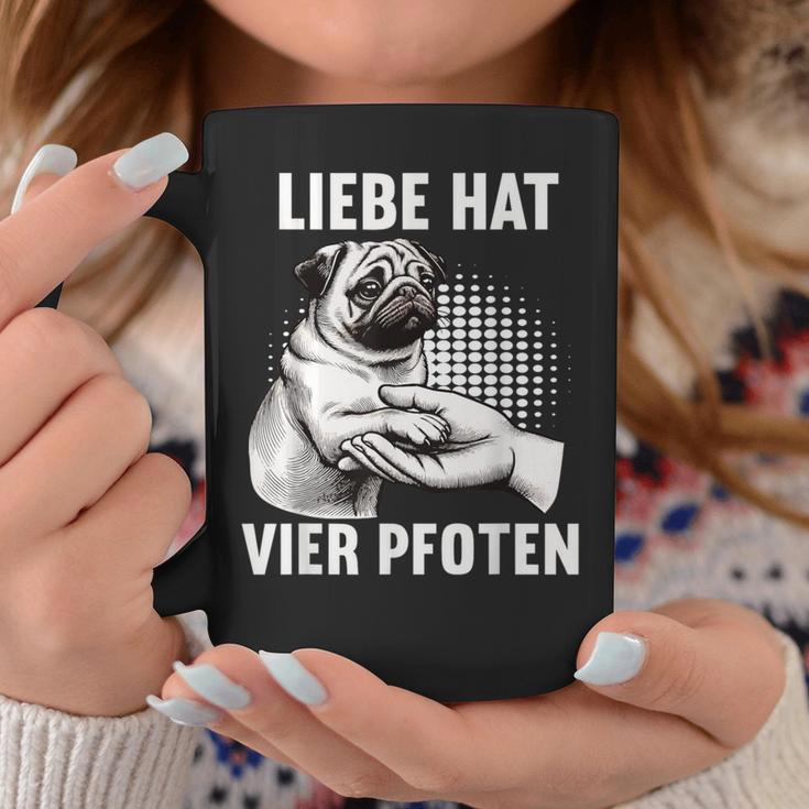 Liebe Hatier Pfoten Mops Pug Pug Dog Liebe Hatier Paw Tassen Lustige Geschenke