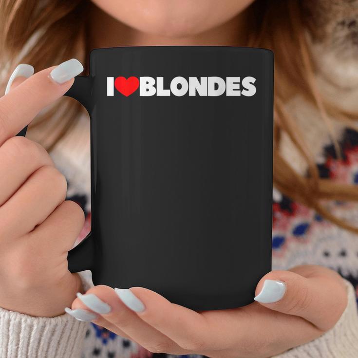 I Love Heart Blonde Tassen Lustige Geschenke