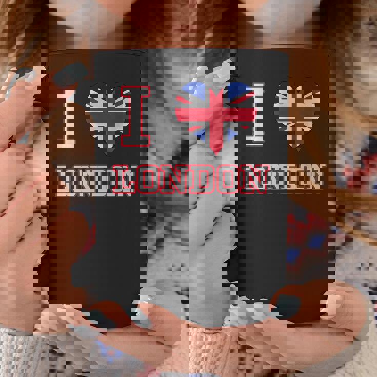 I Love Heart Londra Uk Bandiera Britannica Tazze Regalos divertidos