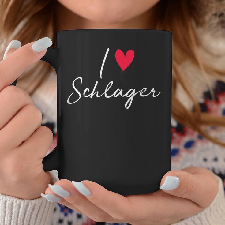 I Love Schlager Tassen Lustige Geschenke