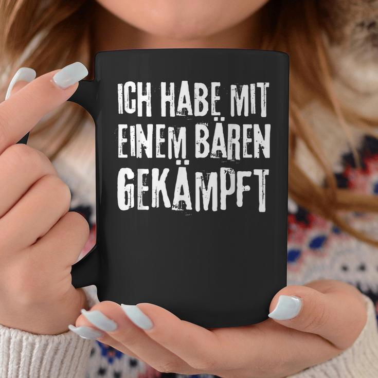 Lustiges Ich Habe Mit Einem Bären Gekämpft Gute Besserung Tassen Lustige Geschenke