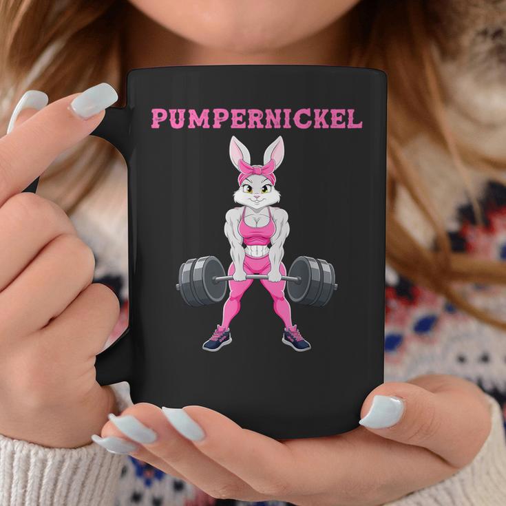 Lustiges Pumpernickel Damen Fitness Workout Tassen Lustige Geschenke