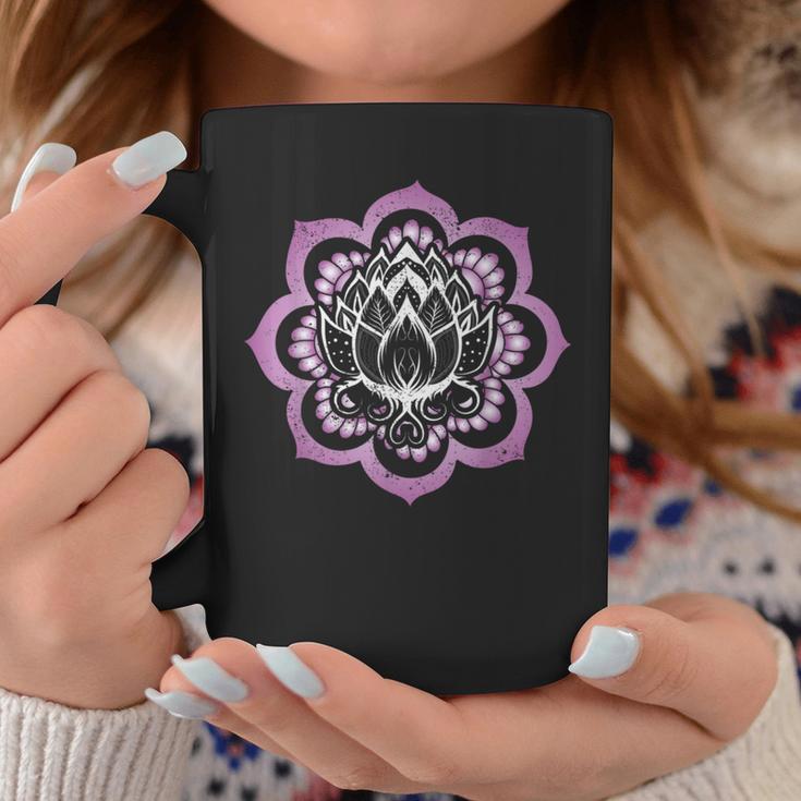 Mandala Spirituelles Yoga Lotus Blume Yogi Lotusblume Tassen Lustige Geschenke