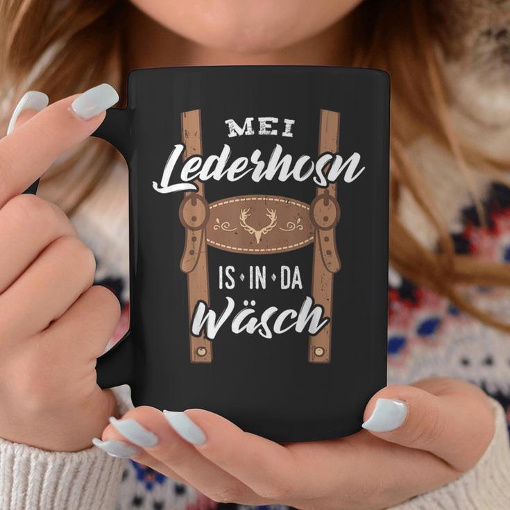 Mei Lederhosn Is In Da Wäsch Leather Trousers Tassen Lustige Geschenke