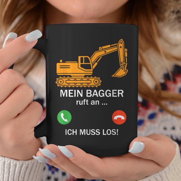 Mein Bagger Ruft An Ich Muss Los Saying Women's Tassen Lustige Geschenke