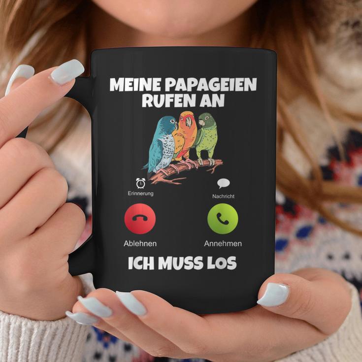 Meine Parageien Rufen An Ich Muss Los Paragei Tassen Lustige Geschenke