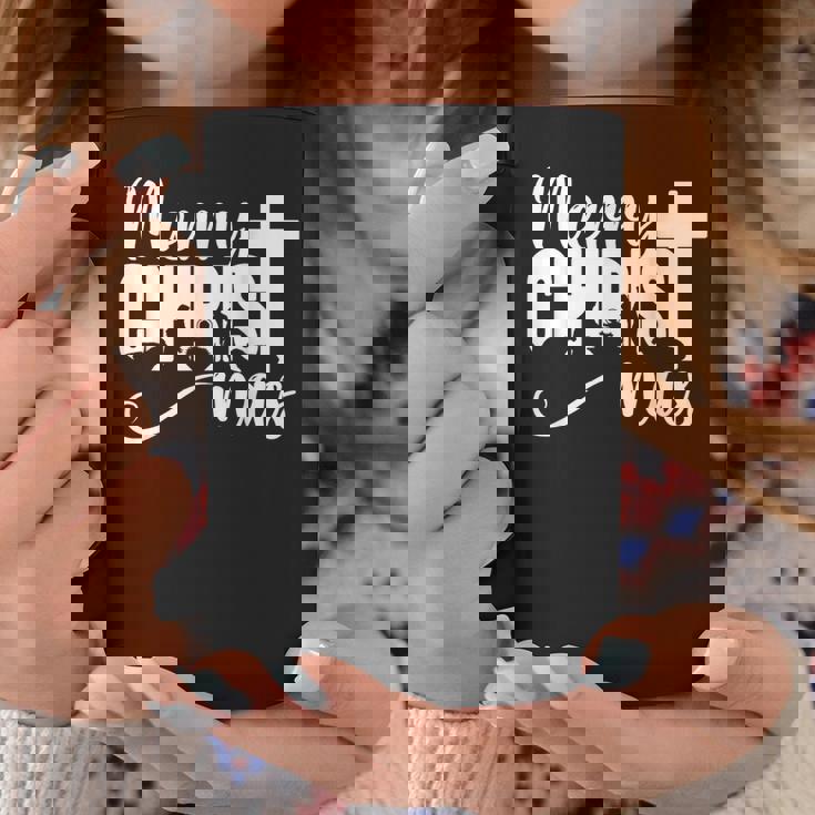 Merry Christ Mas Christian Christmas Jesus Christmas Family Coffee Mug Personalized Gifts