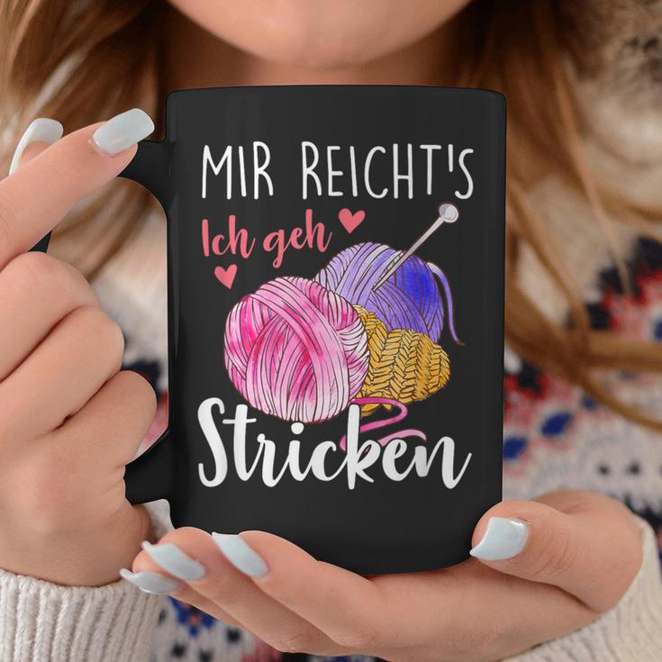 Mir Reicht's Ich Geh Stricken Tassen Lustige Geschenke