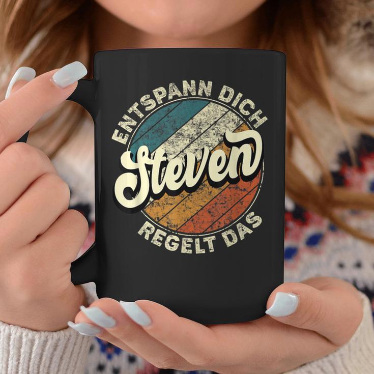 Name Steven Entspann Dich Steven Regelt Das Tassen Lustige Geschenke