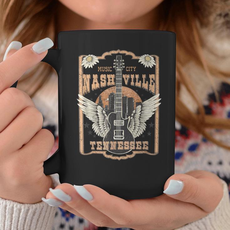 Nashville Tn Music City Cool Funintage Graphic Tassen Lustige Geschenke