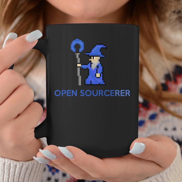 Open Sourcerer Programmer Tassen Lustige Geschenke