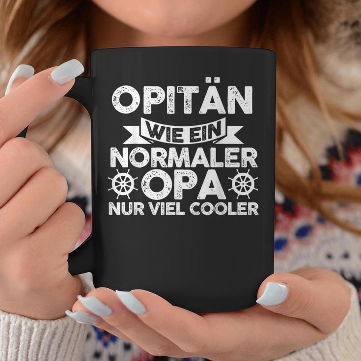 Opitän Wie Ein Normal Grandpa Captain's Tassen Lustige Geschenke