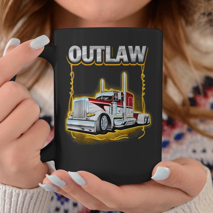 Outlaw Peterbilt Truck S Tassen Lustige Geschenke