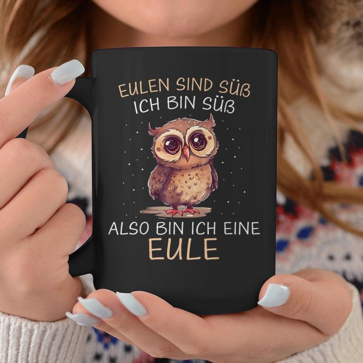 Owl Owls Are Sweet I Am Sweet Tassen Lustige Geschenke