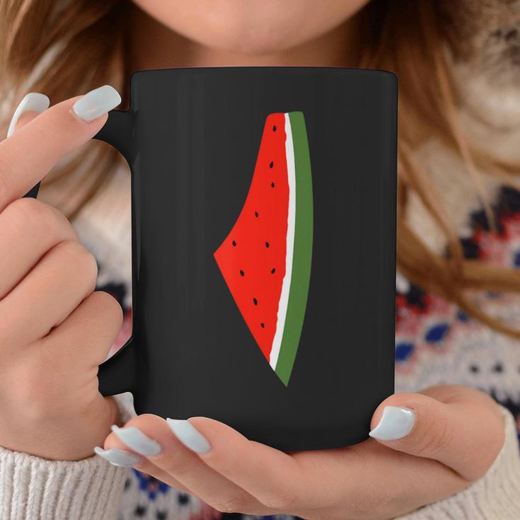 Palestine Watermelon Watermelon Palestine Map Tassen Lustige Geschenke