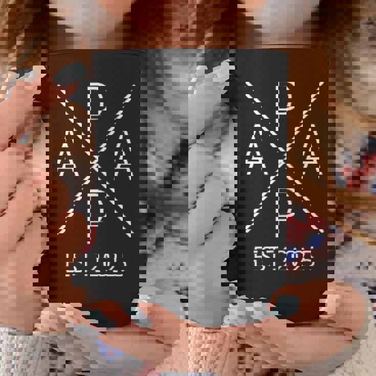 Papa Est 2025 Padre Para Ser 2025 Orgulloso Papa 2025 Taza de café Regalos divertidos