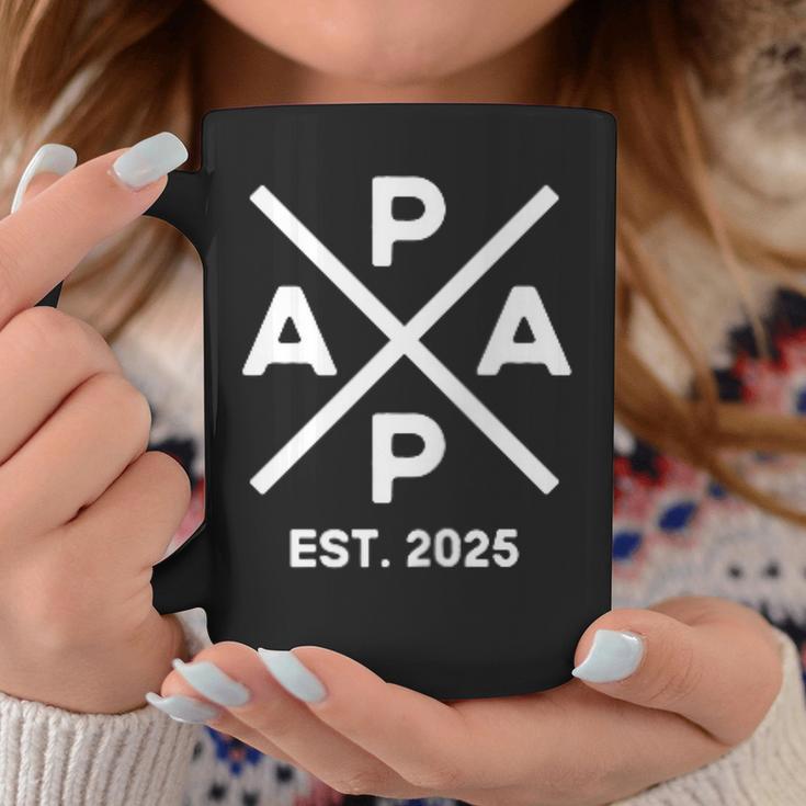 Papa Est 2025 Werdender Papa 25 Level Up Zum Papa 2025 Tassen Lustige Geschenke