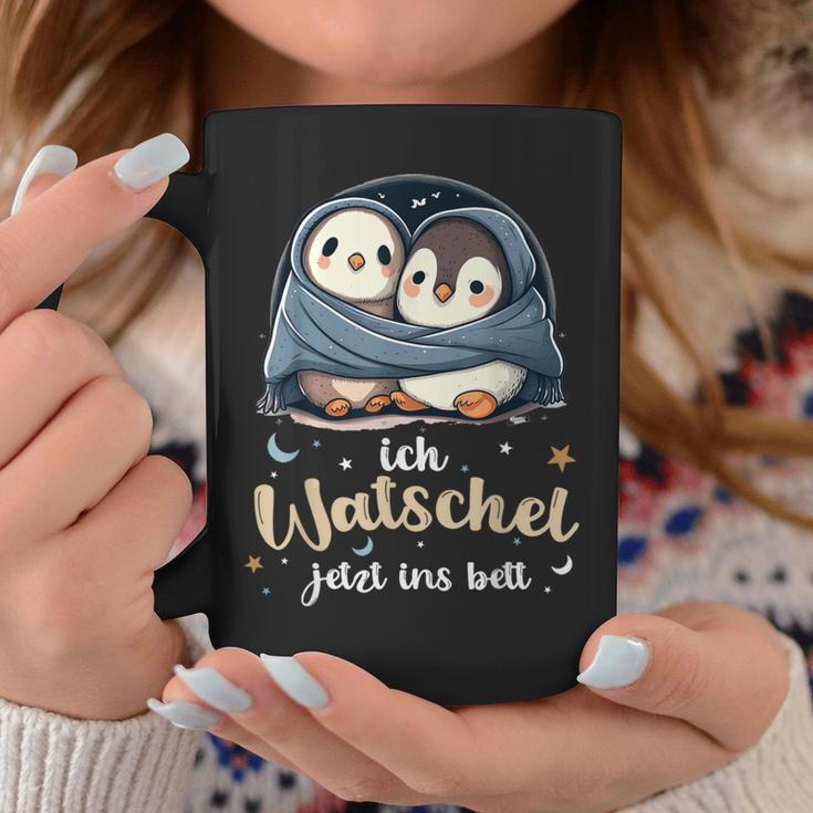 Penguin Official Sleep Ich Watschel Jetzt Ins Bett Tassen Lustige Geschenke