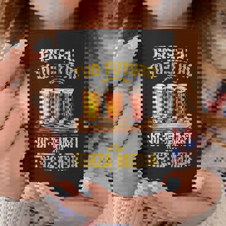 Pensa Al Tuo Futuro Non Fermarti Alla Terza Media Birra Tazze Regalos divertidos