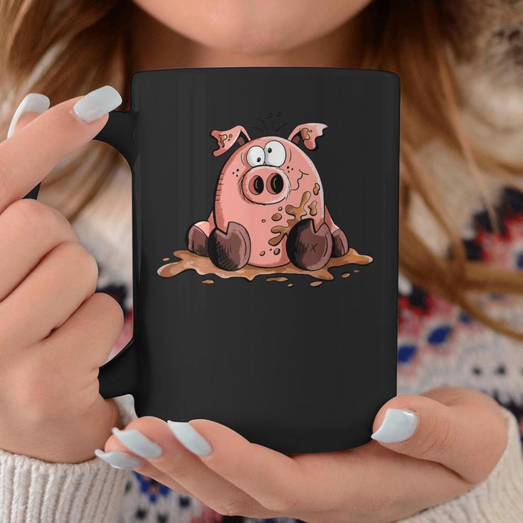 Pig In Mud I Pig I Pig Fun Tassen Lustige Geschenke