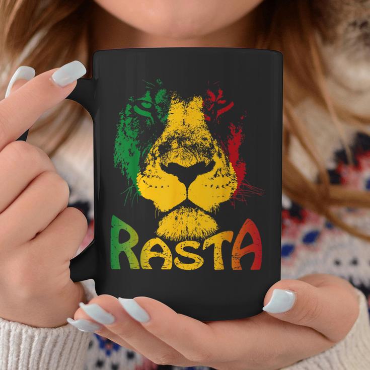 Rasta Lion Lionhead Reggae Rastafari Jamaica Tassen Lustige Geschenke