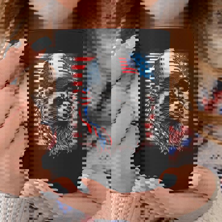 Redneck Raccoon Mullet White Trash Party Attire 4Th July Coffee Mug Unique Gifts