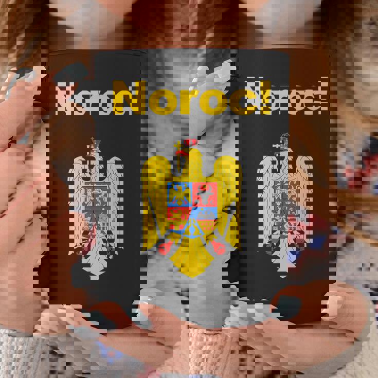 Regalo Noroc Festeggia Con Una Camicia Rumena Con Lo Stemma Della Romania Tazze Regalos divertidos