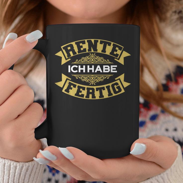 Rente Ich Habe Fertig Pension Pension Pensioner Women's Tassen Lustige Geschenke