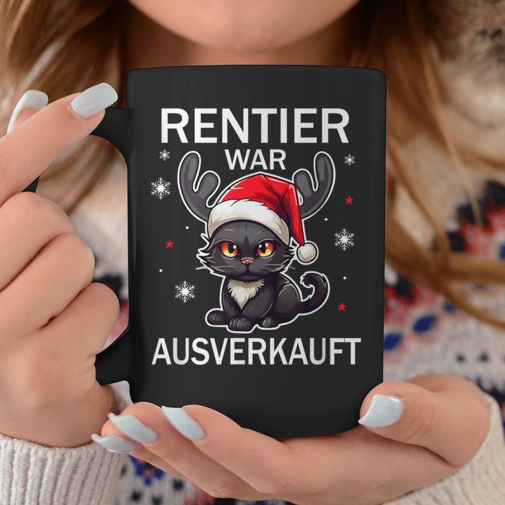 Rentier War Ausverkauft Lustiges Katzen Weihnachts Tassen Lustige Geschenke