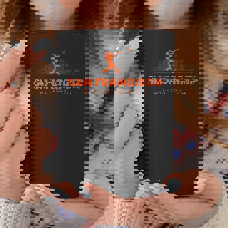 San Francisco Baseball Minimalist Vintage Baseball Lover Coffee Mug Personalized Gifts