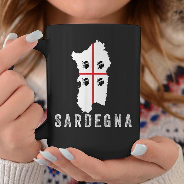 Sardegna Sardinien Karte Flagge Urlaub Italien Tassen Lustige Geschenke